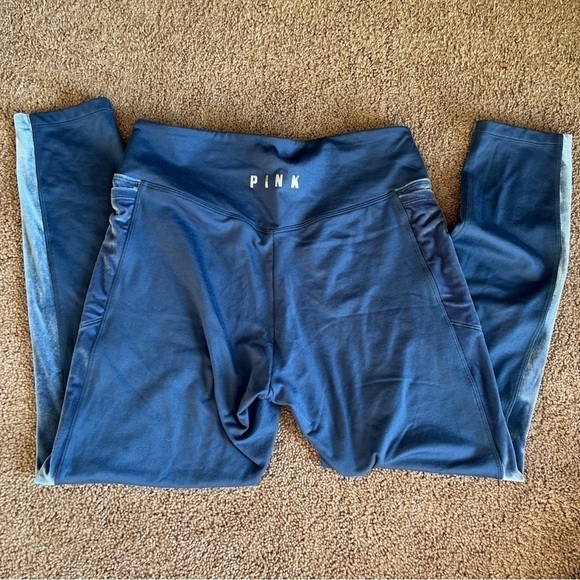 PINK Victoria's Secret Pants - Pink Victoria’s Secret cozy leggings velvet side with pockets size large